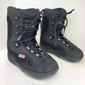LTD Black Snowboard Boots. Mens / Big Kids 7.  Lined. Waterproof.